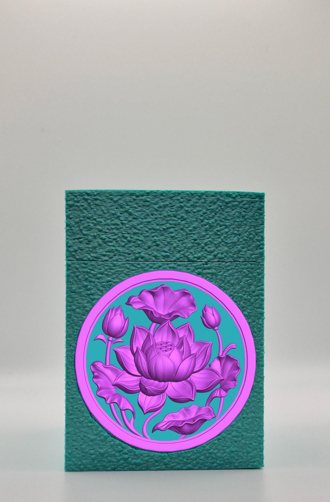Lotus Card Box — Green