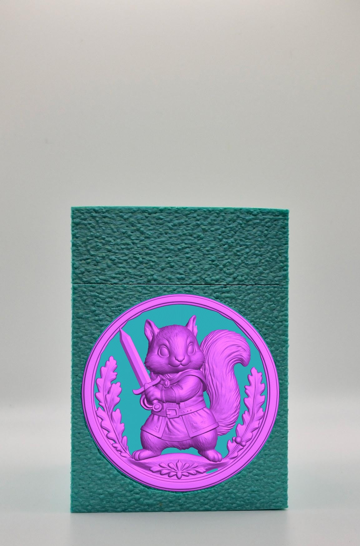 Squirrel Card Box — Green