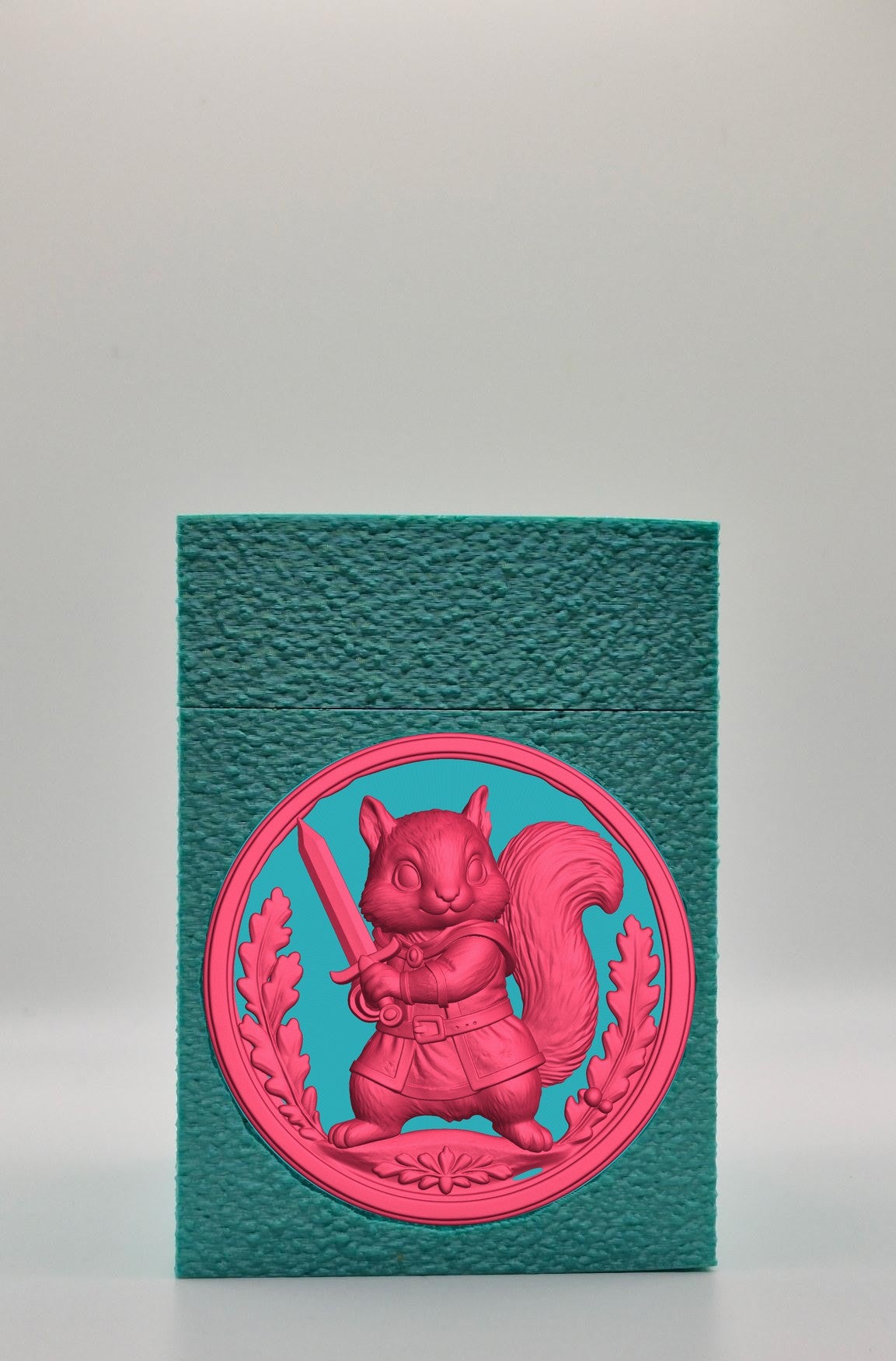 Squirrel Card Box — Green