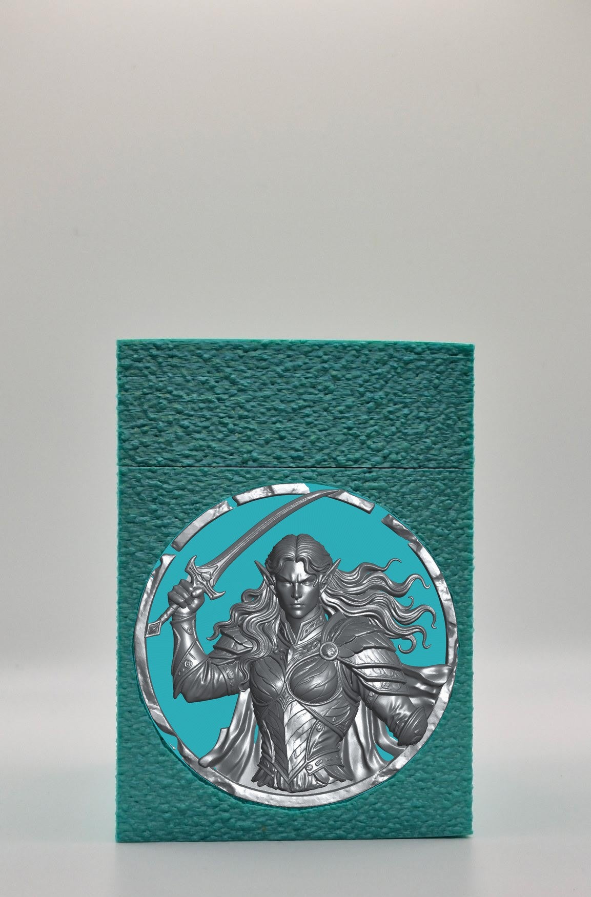 Elvish Warrior Card Box — Green