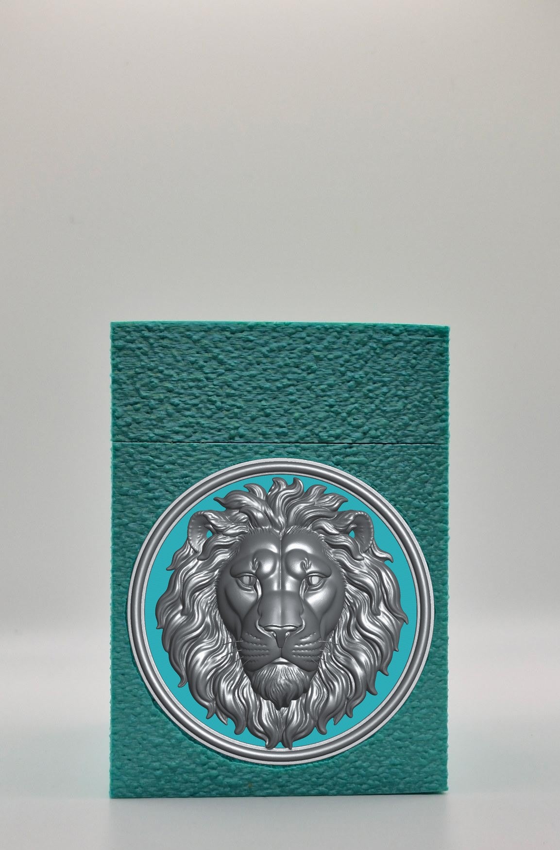 Lion Card Box — Green