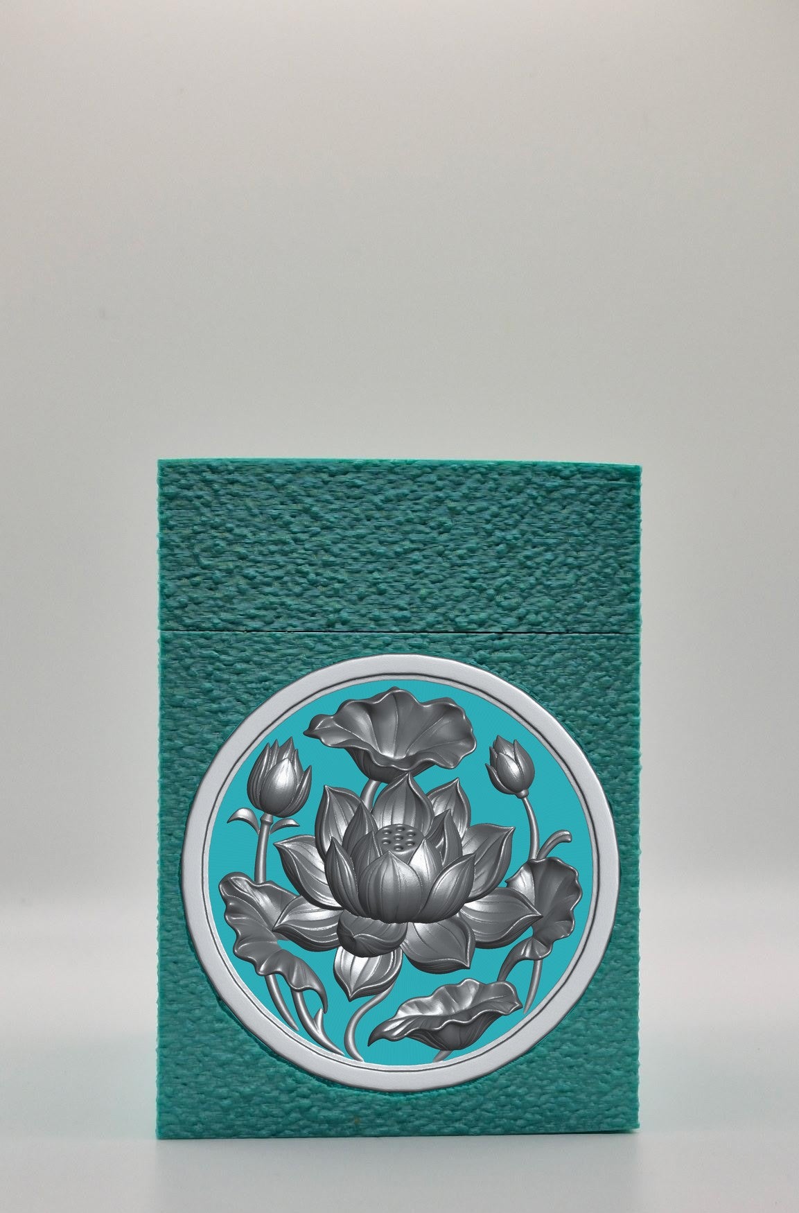 Lotus Card Box — Green