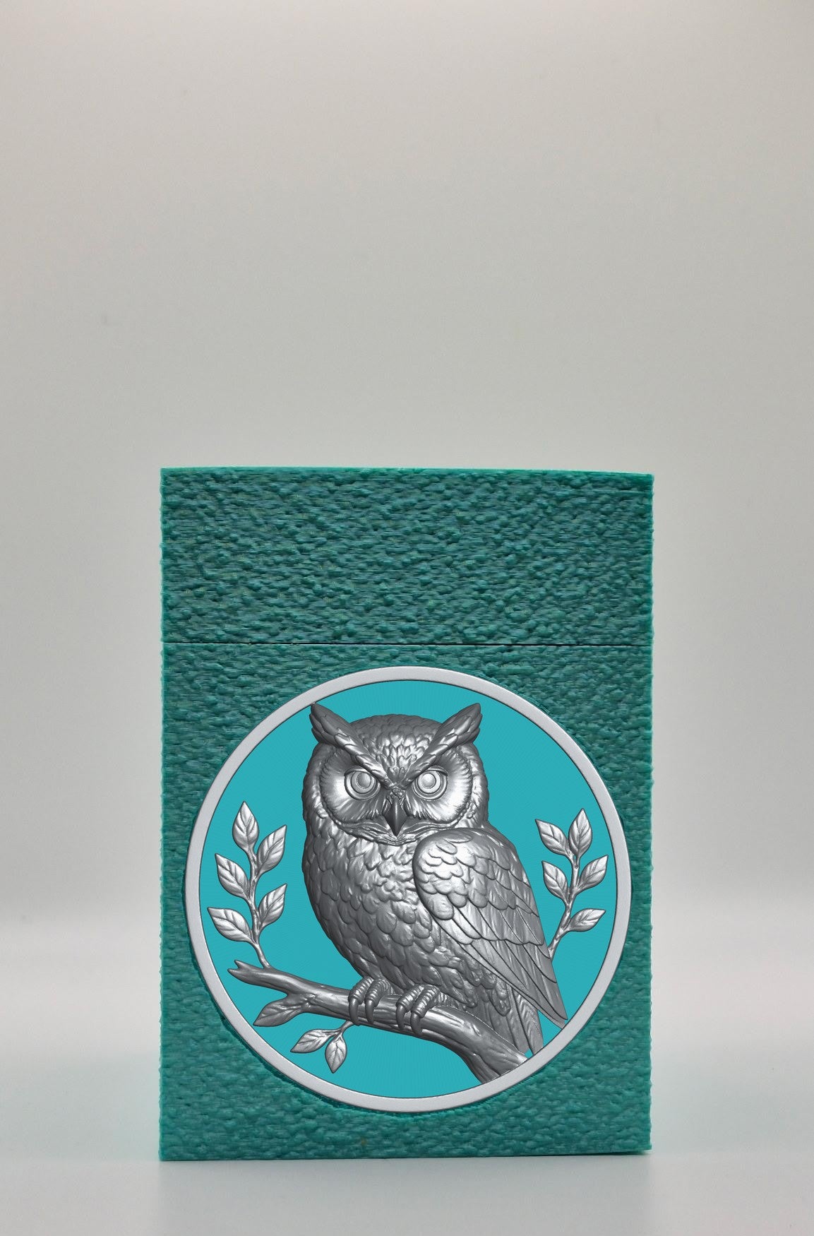 Owl Card Box — Green