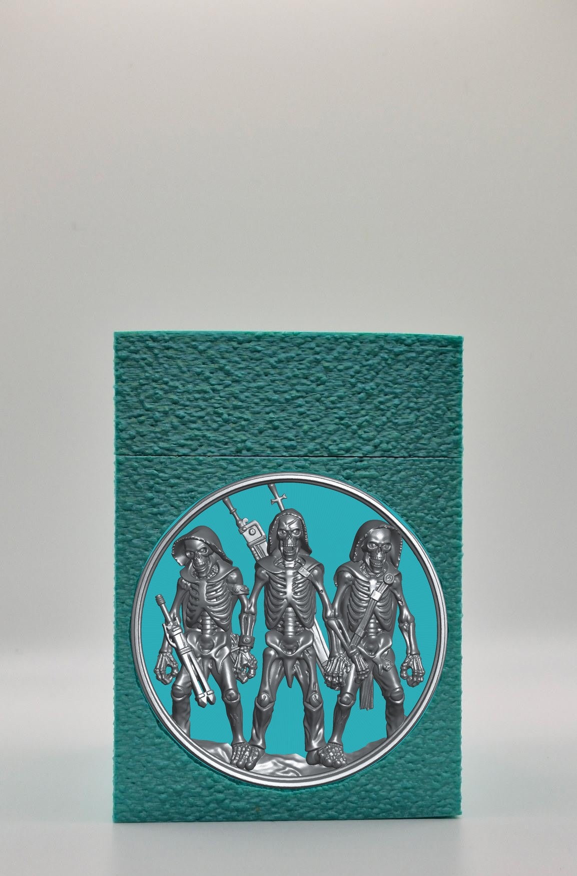 Skeleton Army Card Box — Green