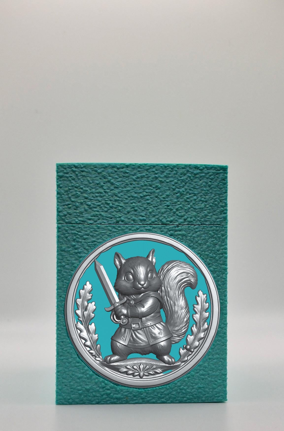 Squirrel Card Box — Green