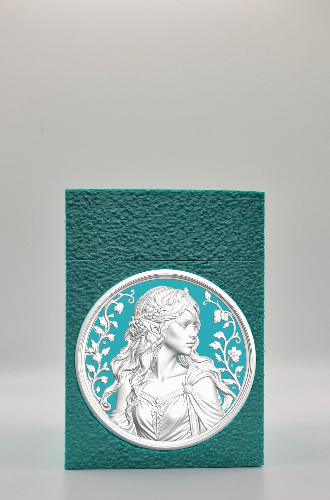 Elf Maiden Card Box — Green