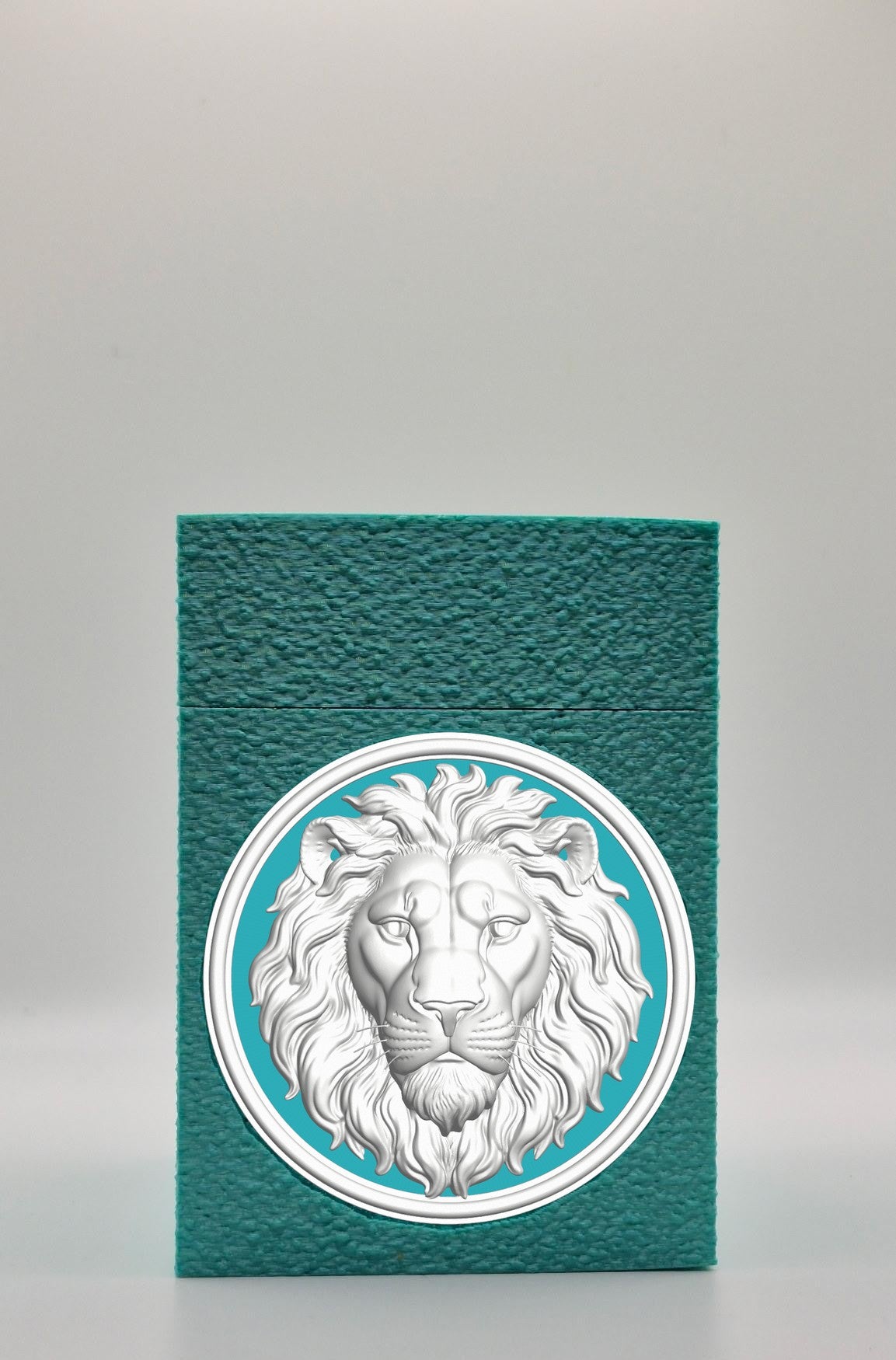 Lion Card Box — Green