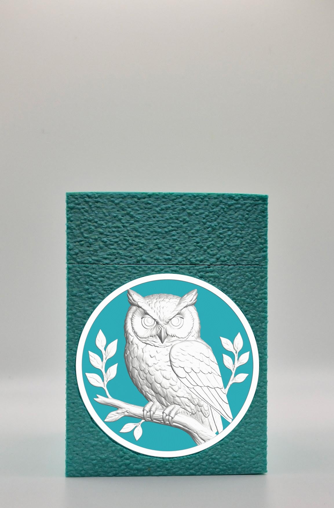Owl Card Box — Green