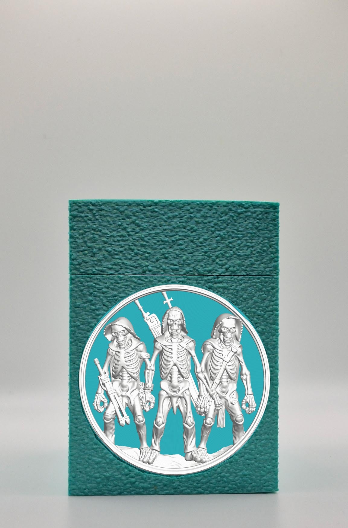Skeleton Army Card Box — Green