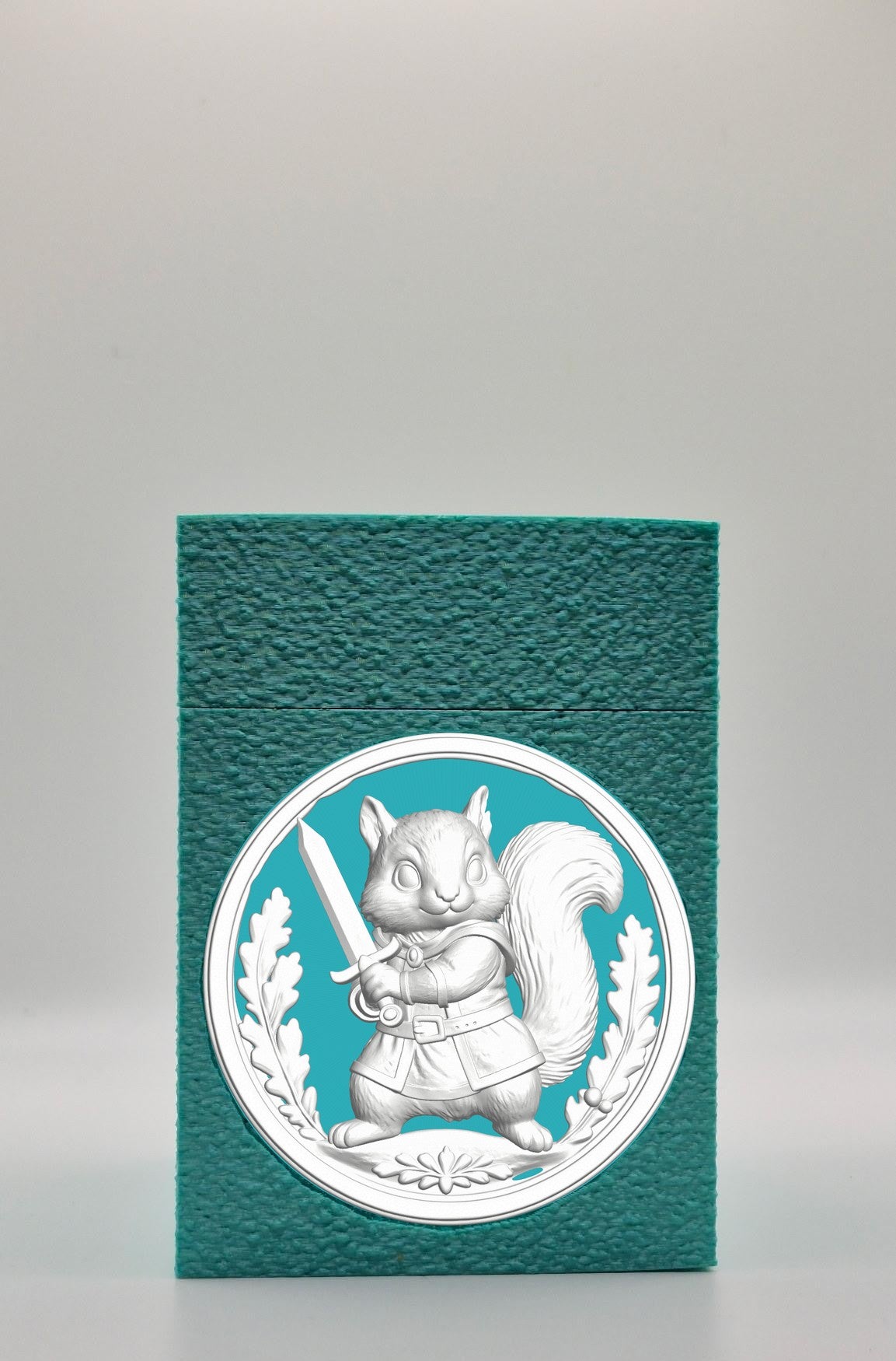 Squirrel Card Box — Green