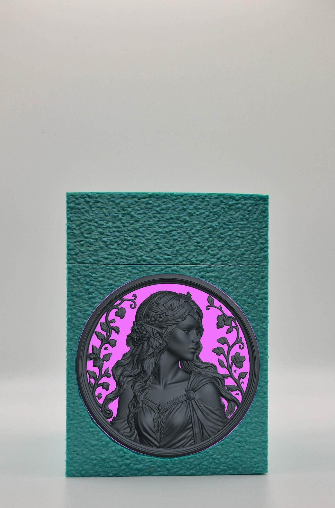 Elf Maiden Card Box — Green