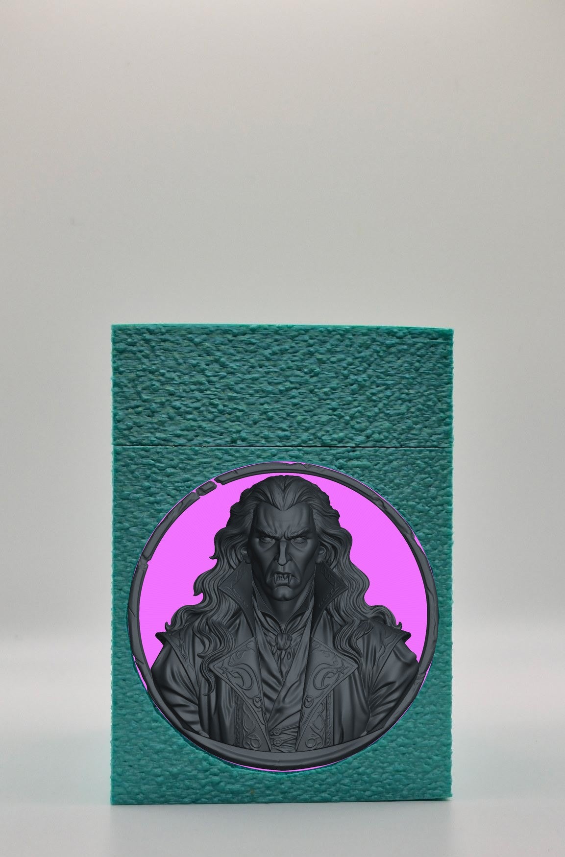 Gothic Vampire Card Box — Green