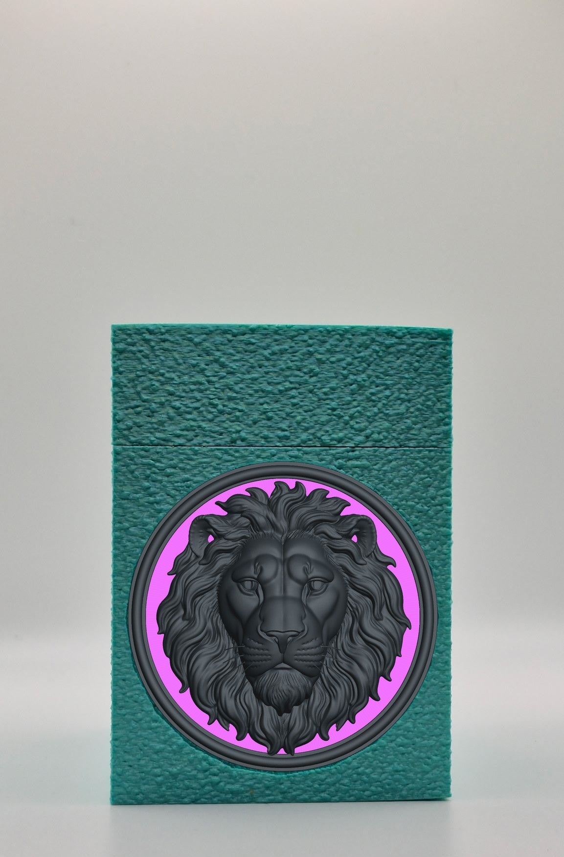 Lion Card Box — Green