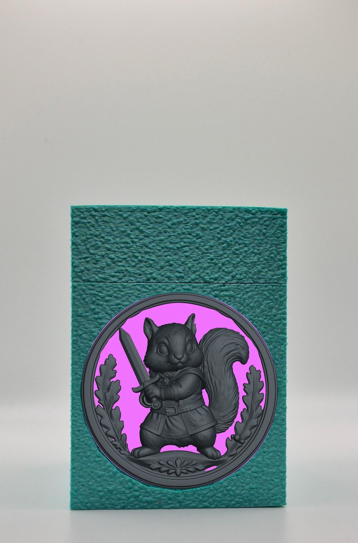 Squirrel Card Box — Green
