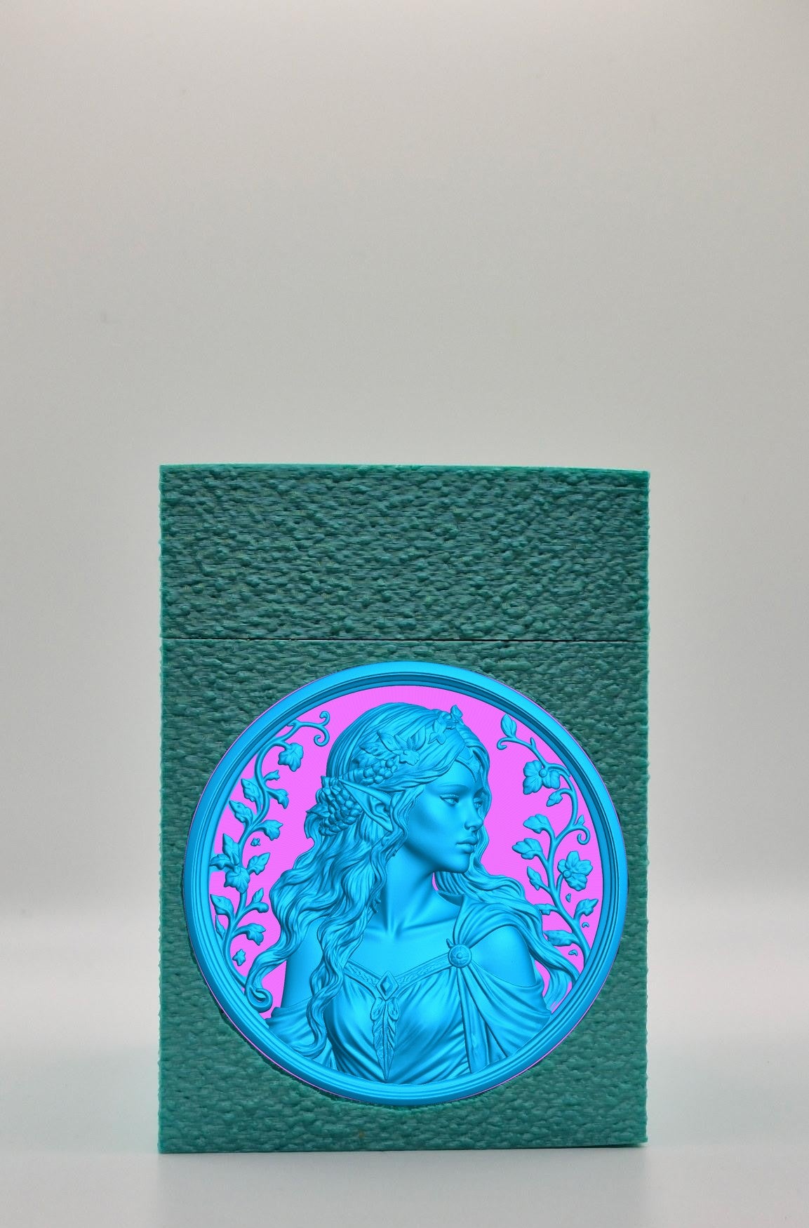 Elf Maiden Card Box — Green