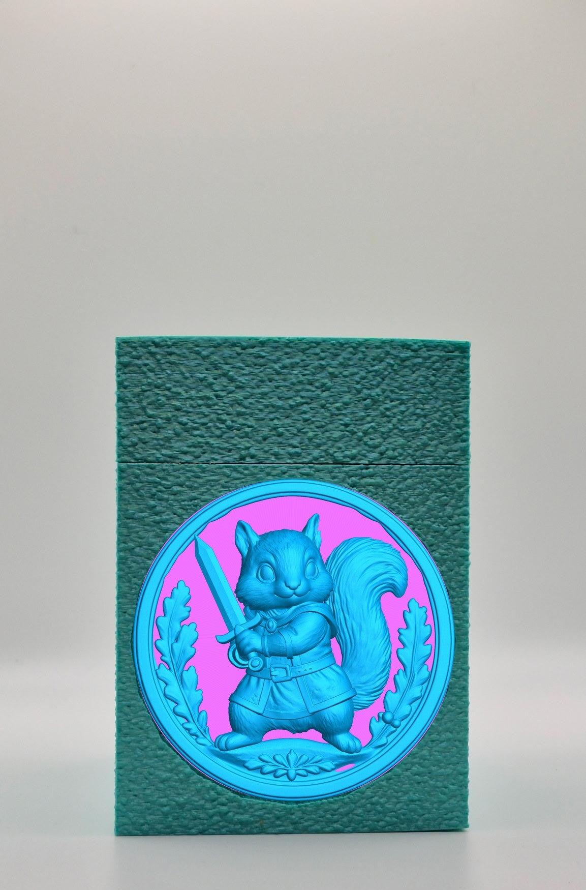Squirrel Card Box — Green