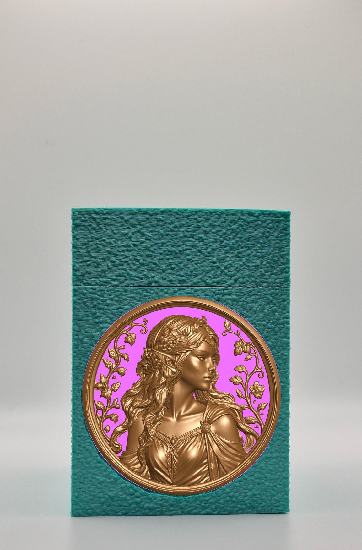 Elf Maiden Card Box — Green