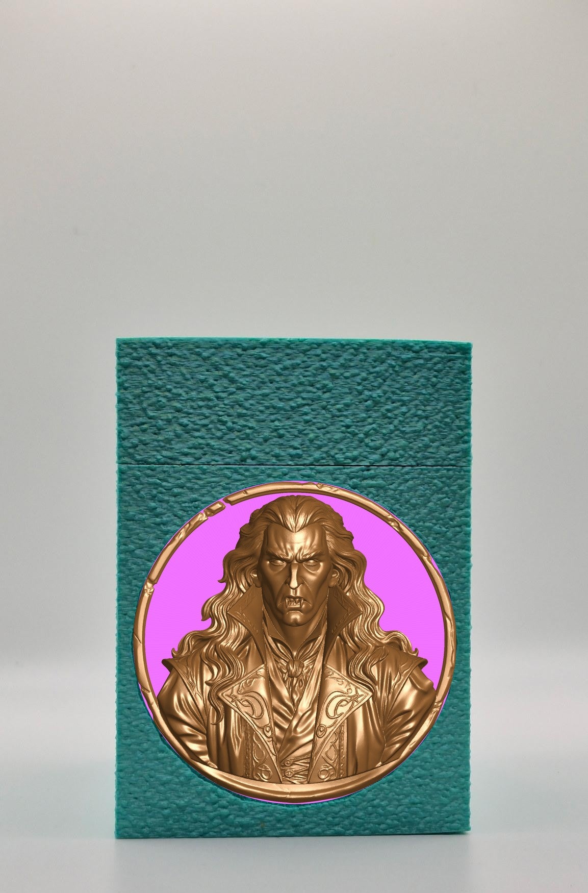 Gothic Vampire Card Box — Green