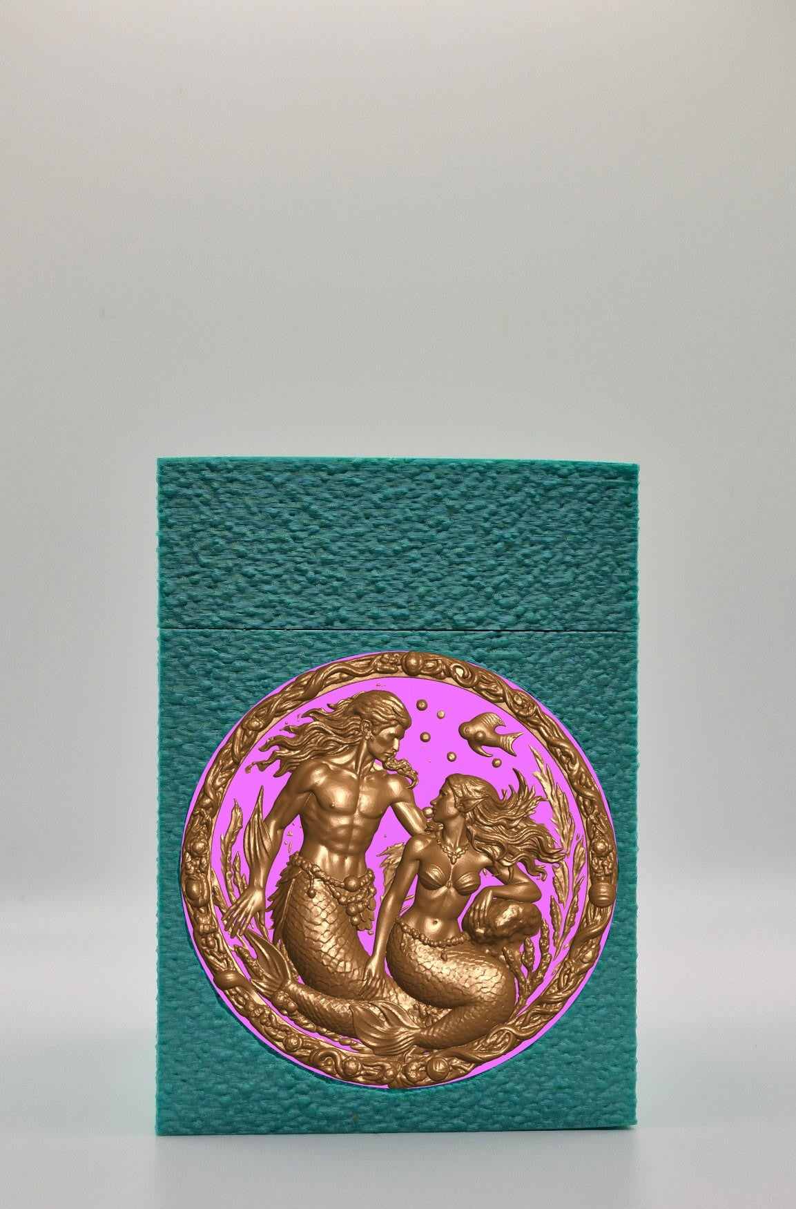 Merfolk Card Box — Green