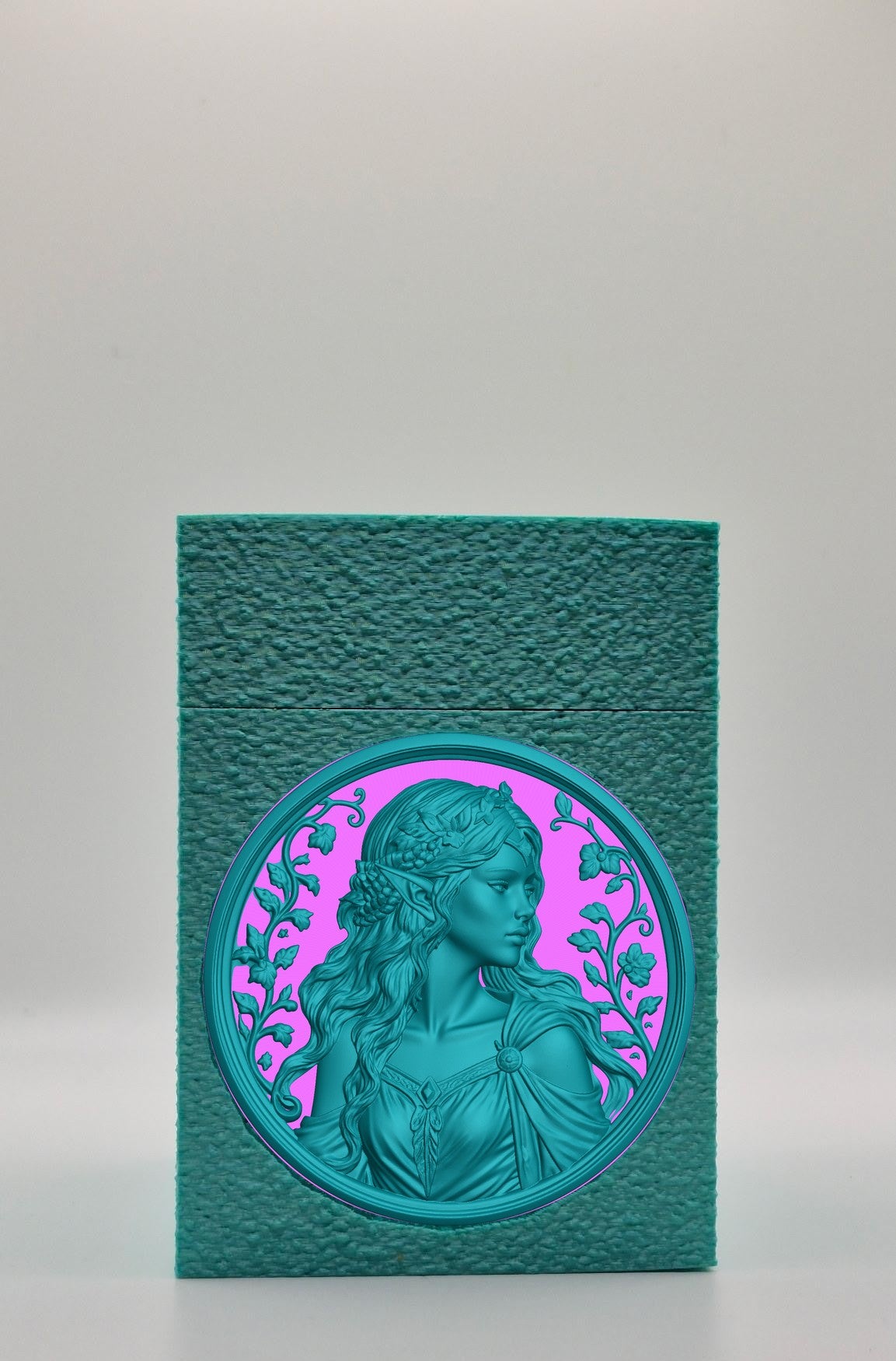 Elf Maiden Card Box — Green