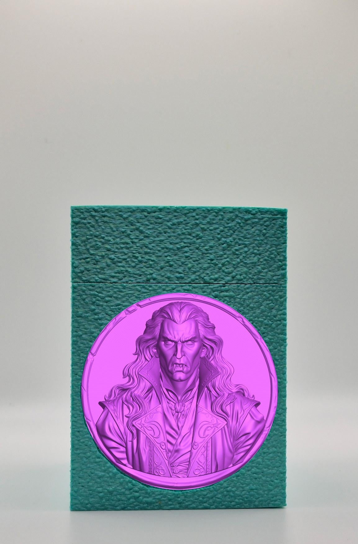 Gothic Vampire Card Box — Green