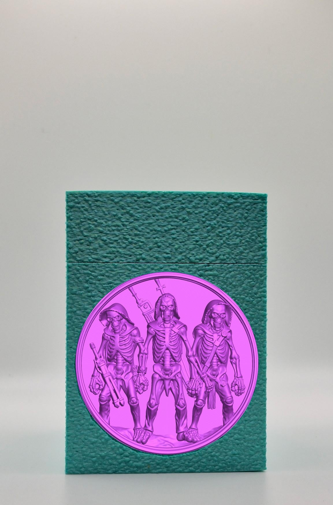 Skeleton Army Card Box — Green
