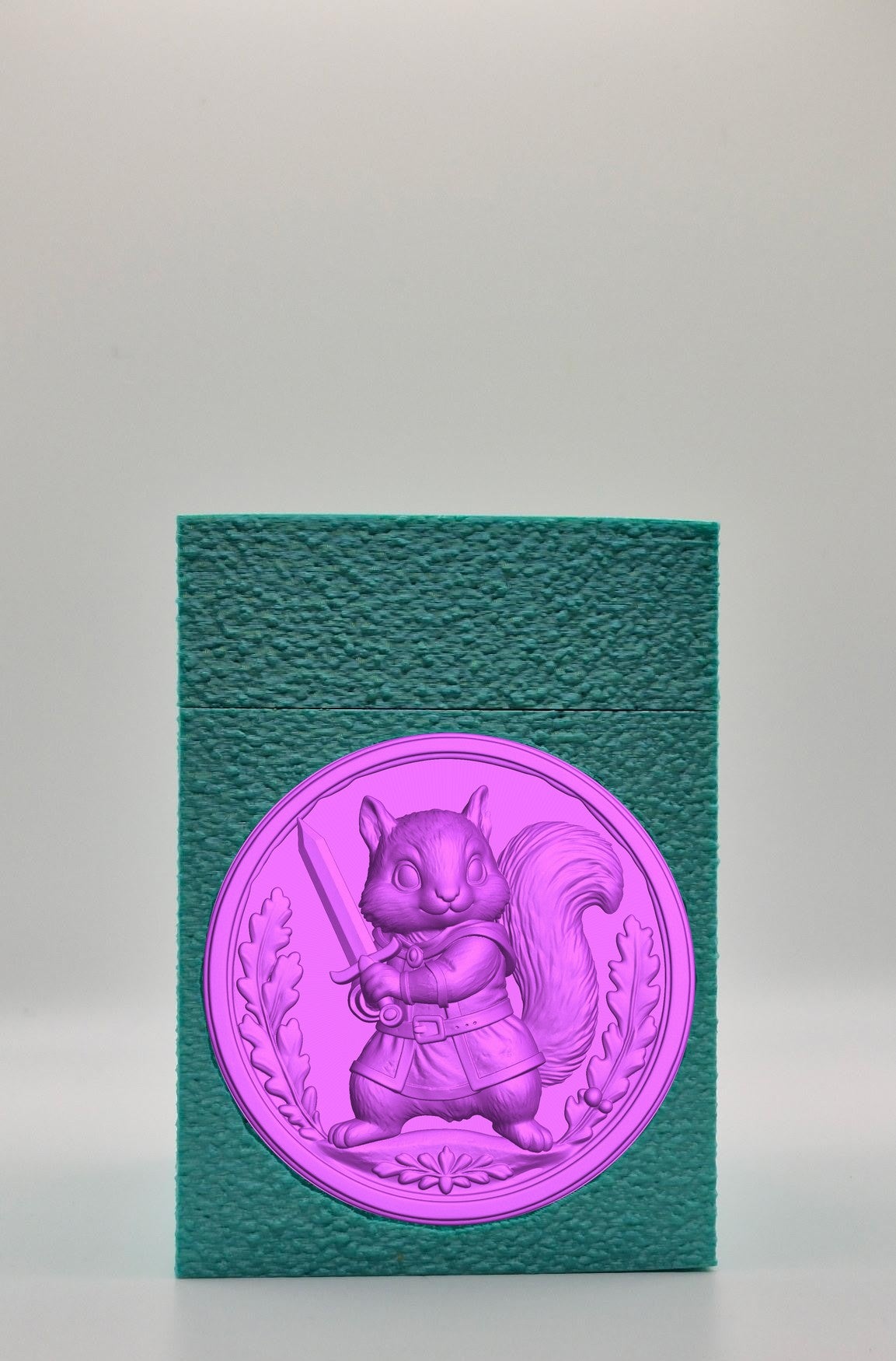 Squirrel Card Box — Green