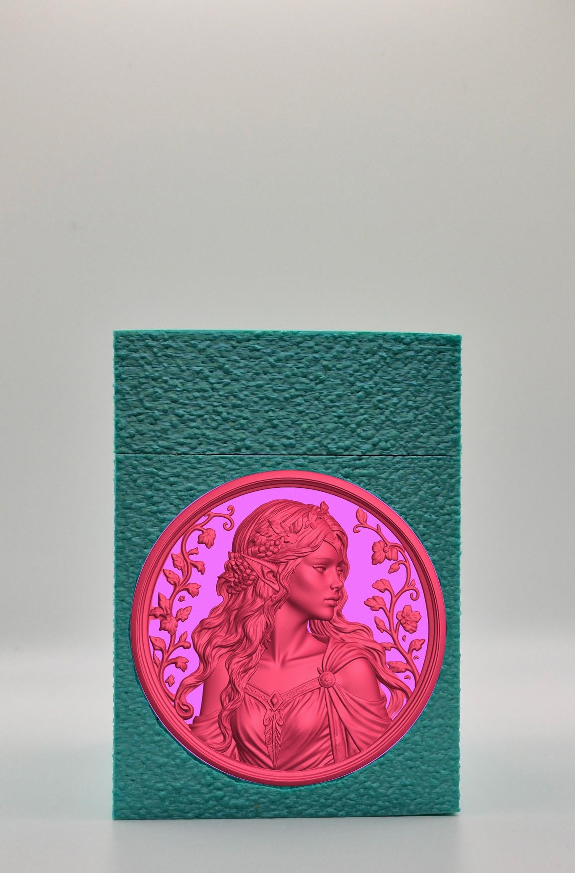 Elf Maiden Card Box — Green