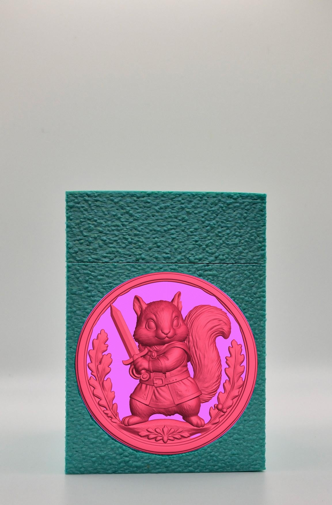 Squirrel Card Box — Green