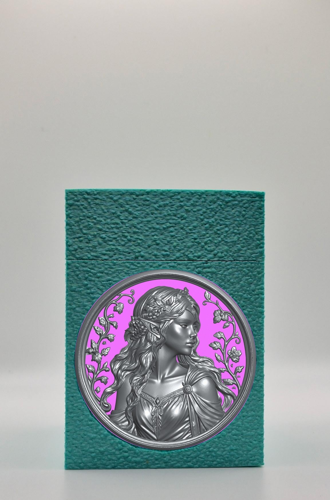 Elf Maiden Card Box — Green