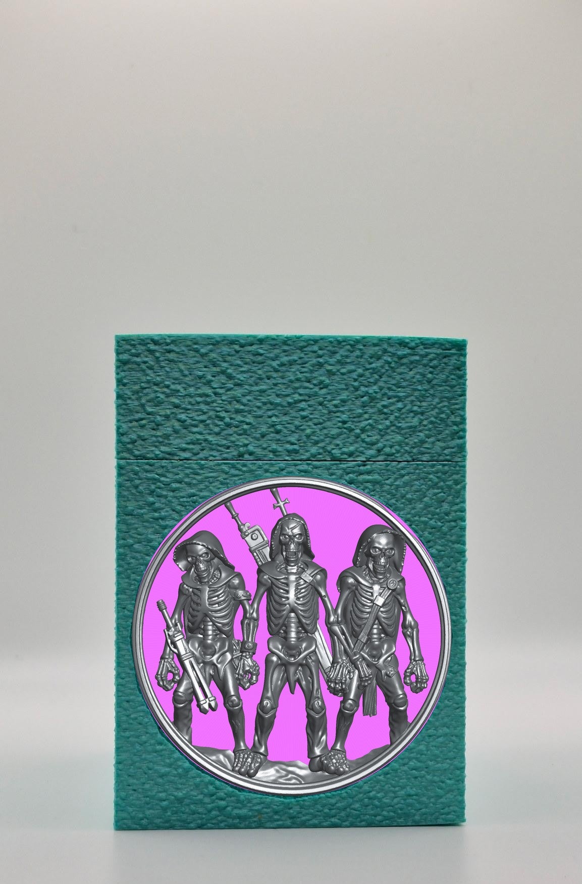 Skeleton Army Card Box — Green