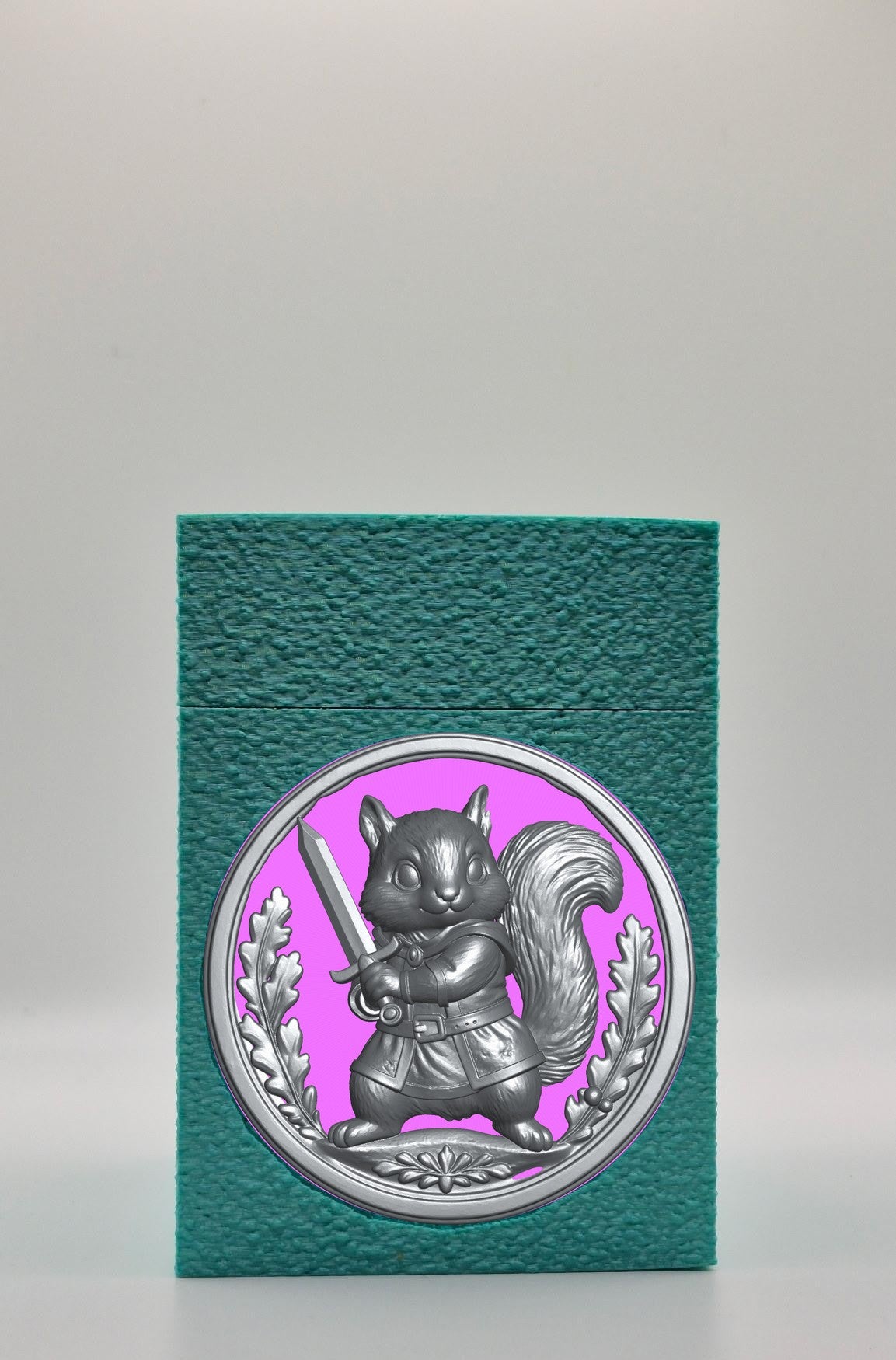 Squirrel Card Box — Green