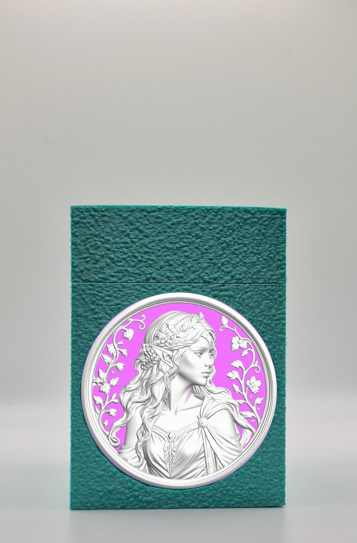 Elf Maiden Card Box — Green