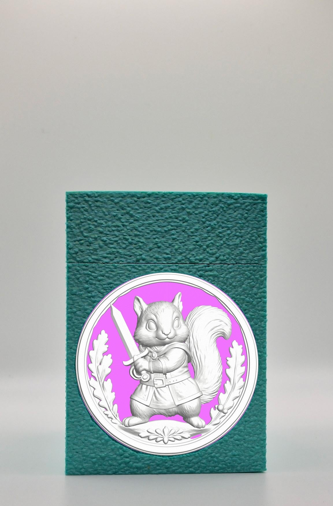 Squirrel Card Box — Green