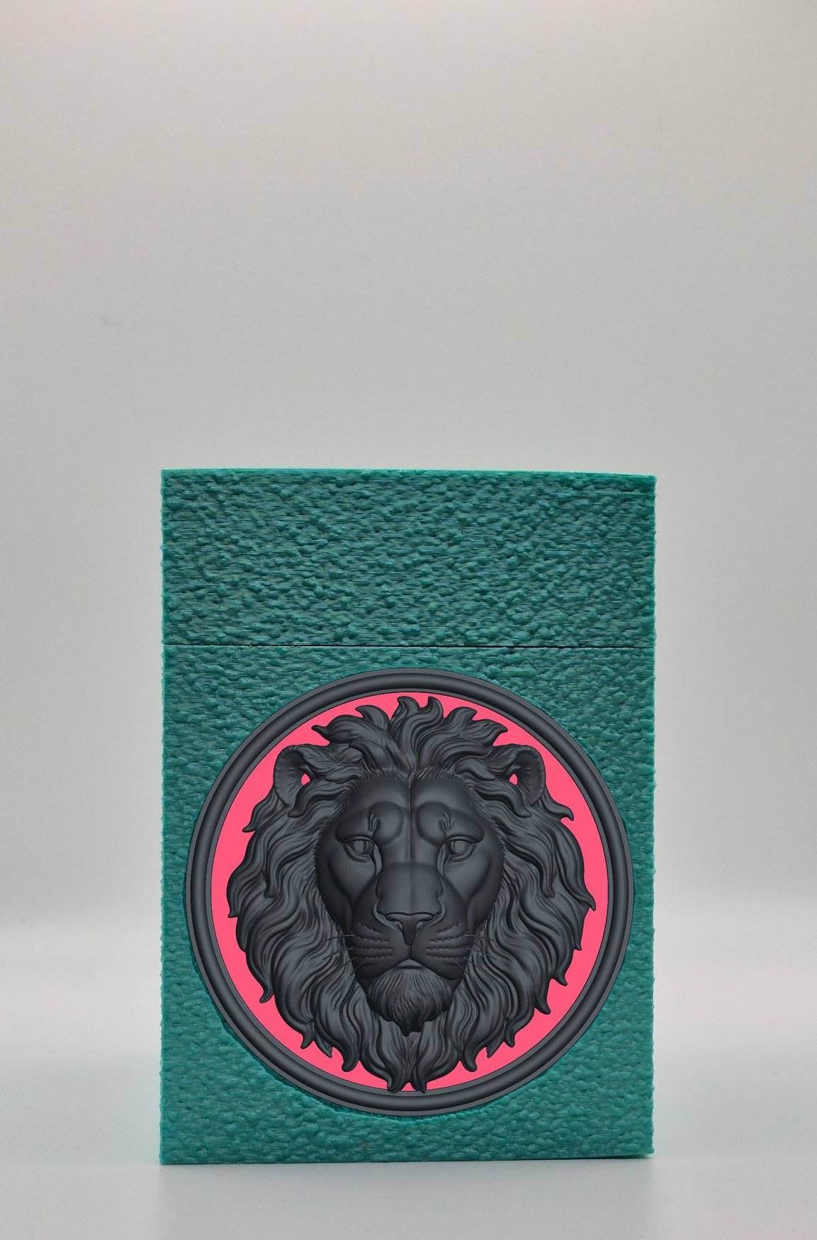Lion Card Box — Green