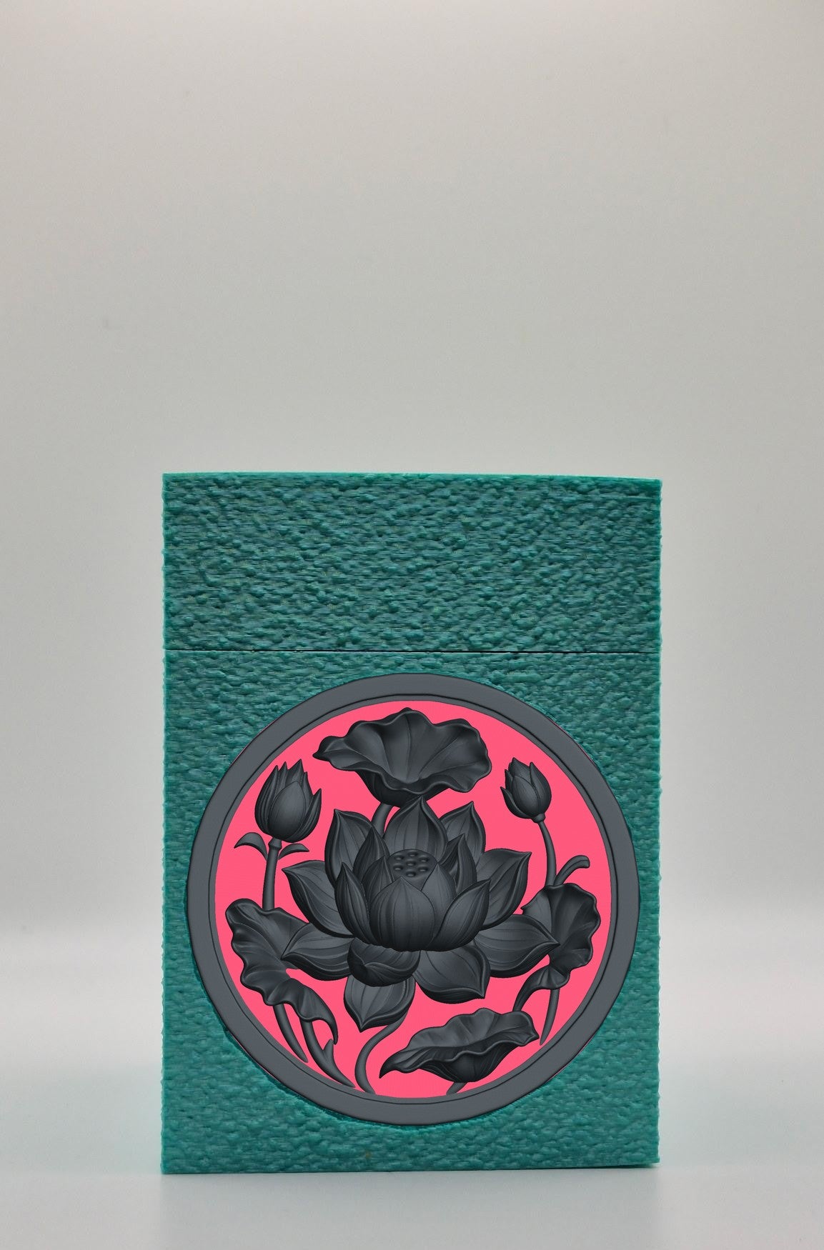 Lotus Card Box — Green