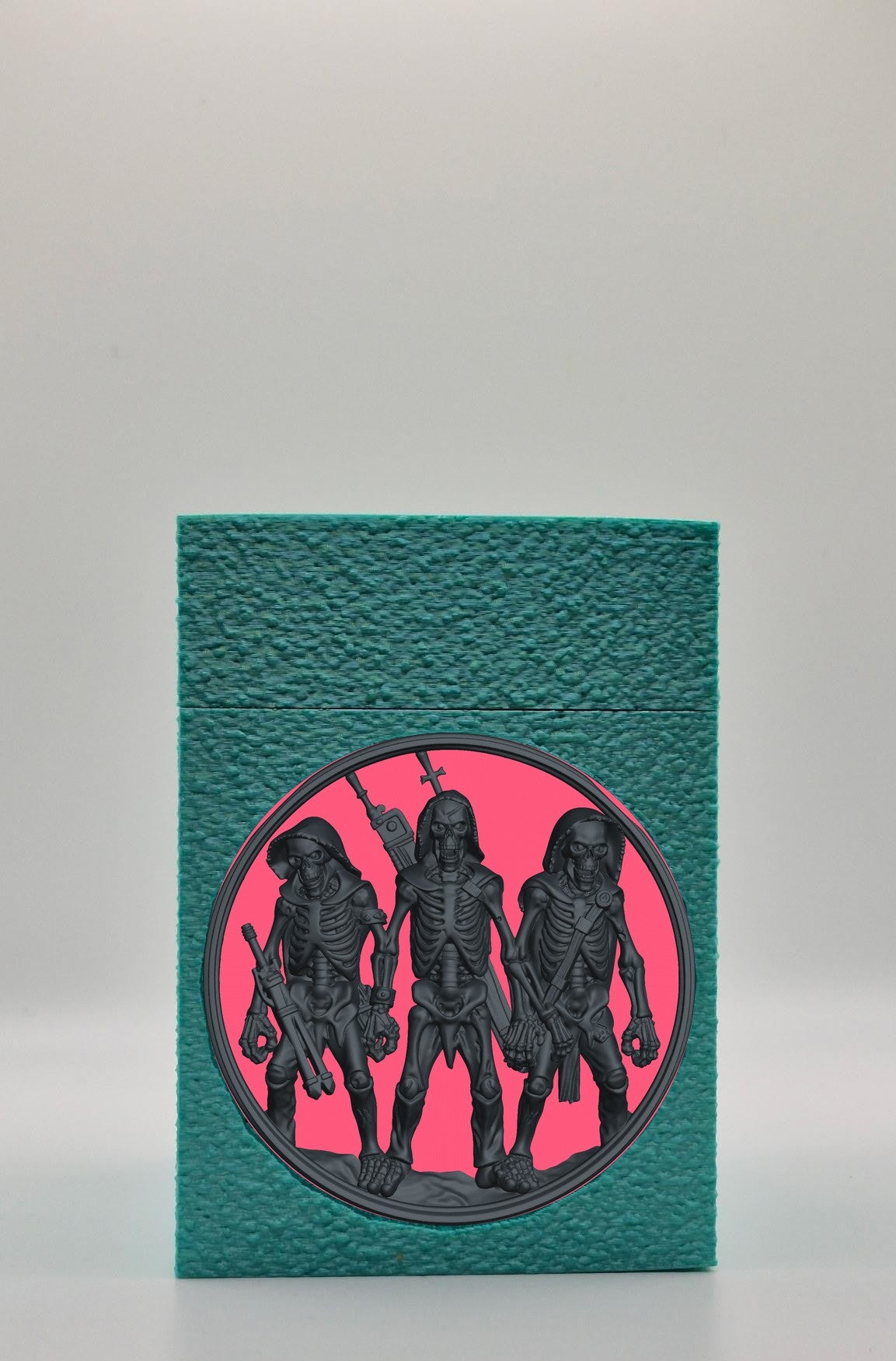 Skeleton Army Card Box — Green