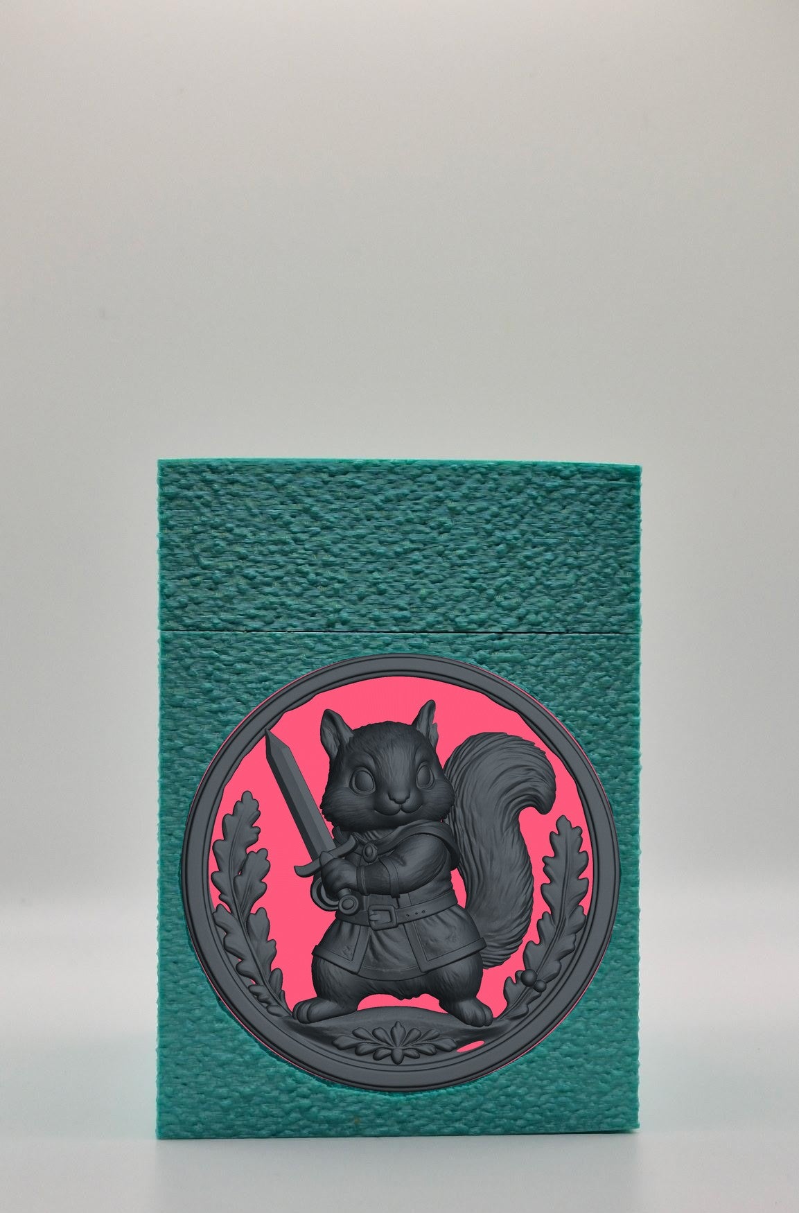 Squirrel Card Box — Green