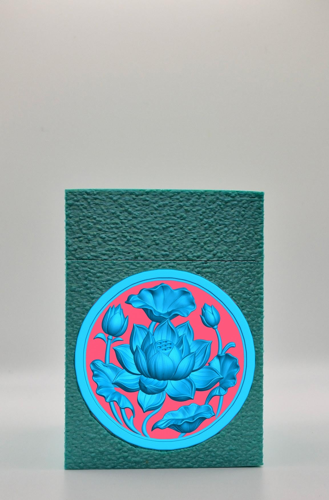 Lotus Card Box — Green