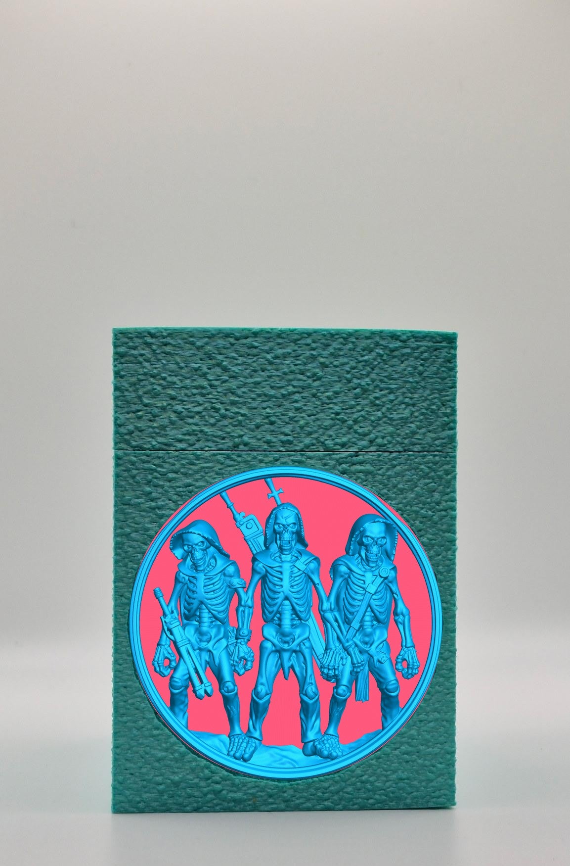 Skeleton Army Card Box — Green