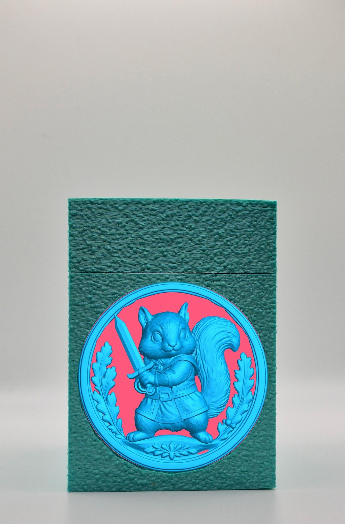 Squirrel Card Box — Green