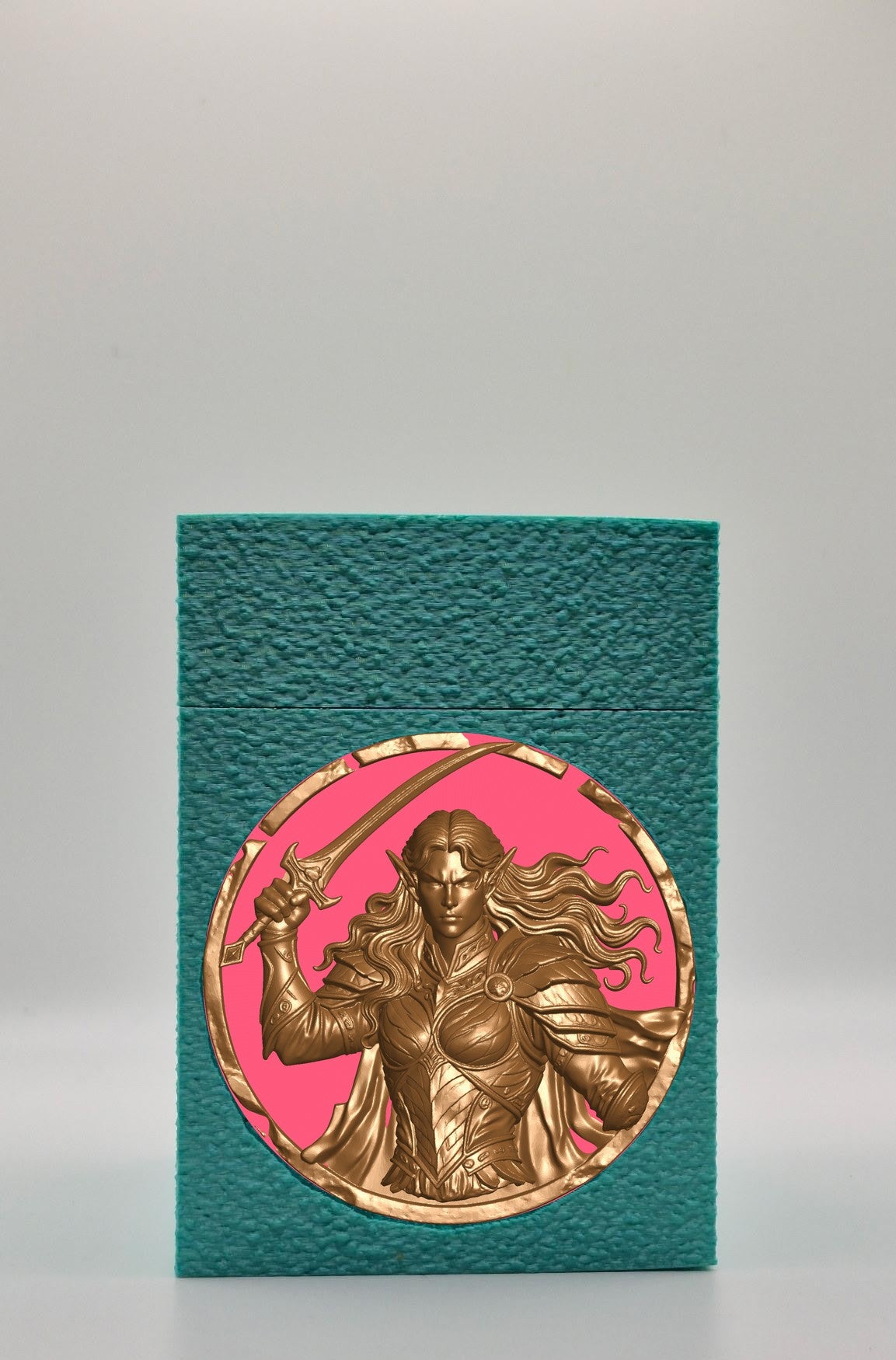 Elvish Warrior Card Box — Green