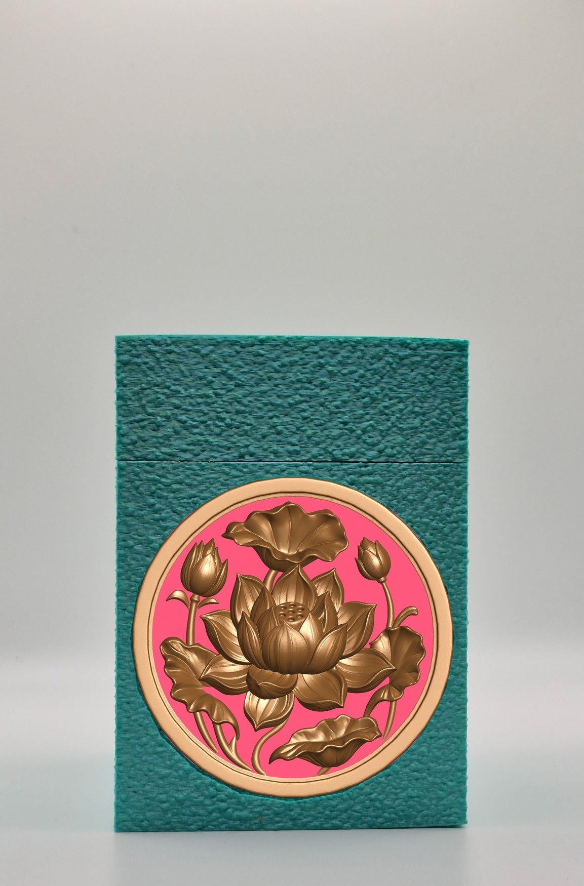 Lotus Card Box — Green
