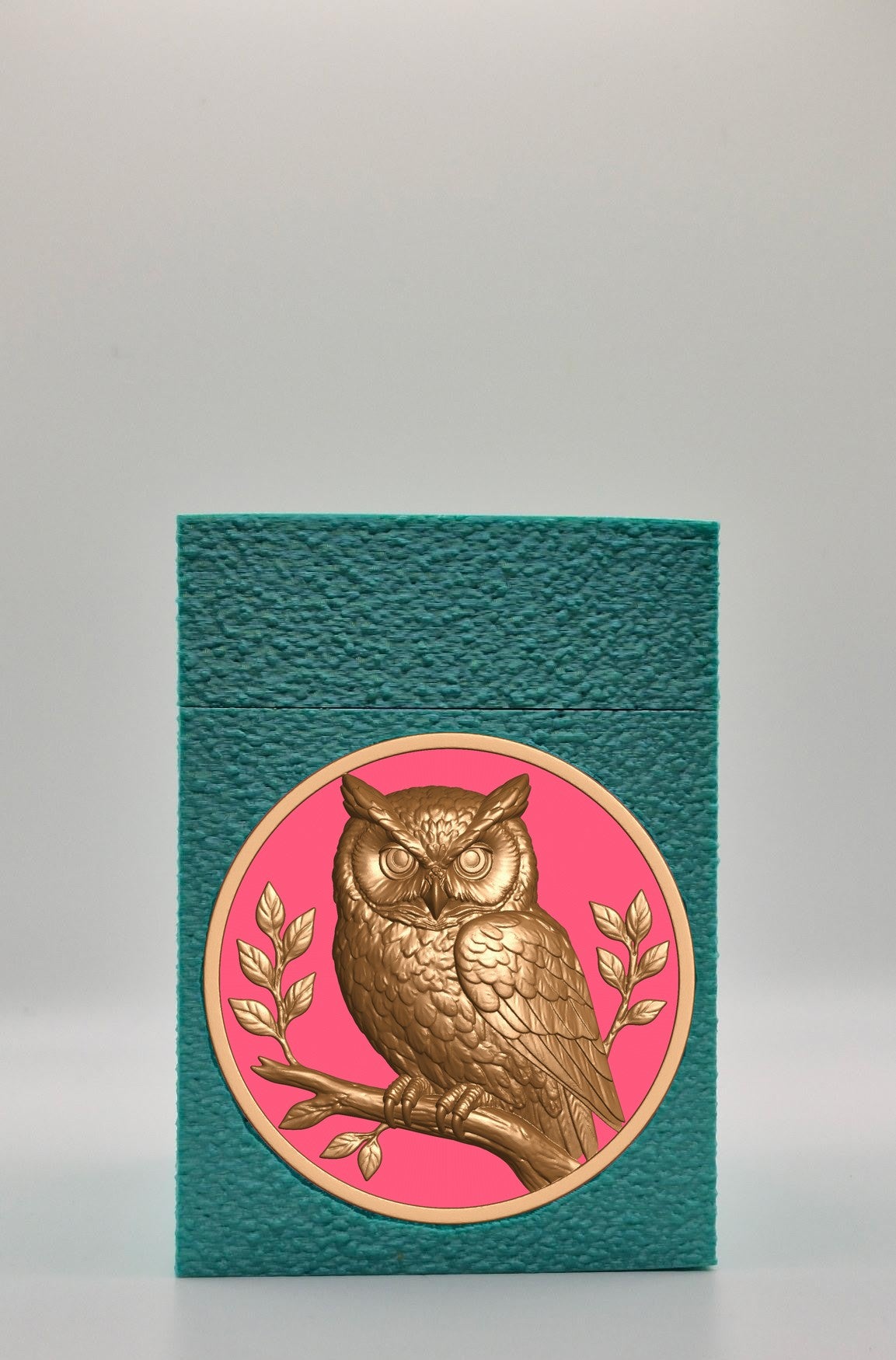 Owl Card Box — Green