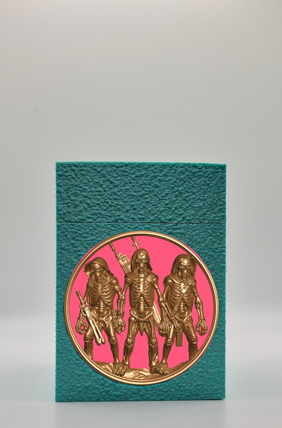 Skeleton Army Card Box — Green