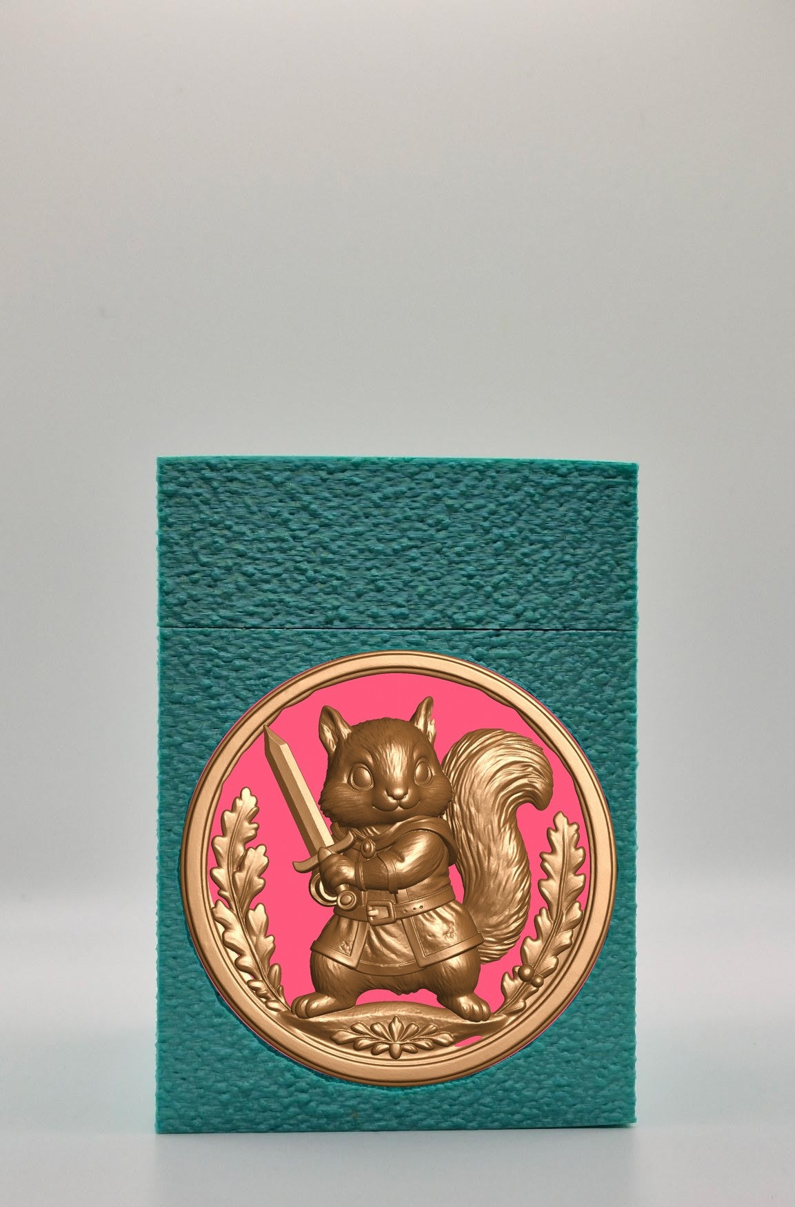 Squirrel Card Box — Green