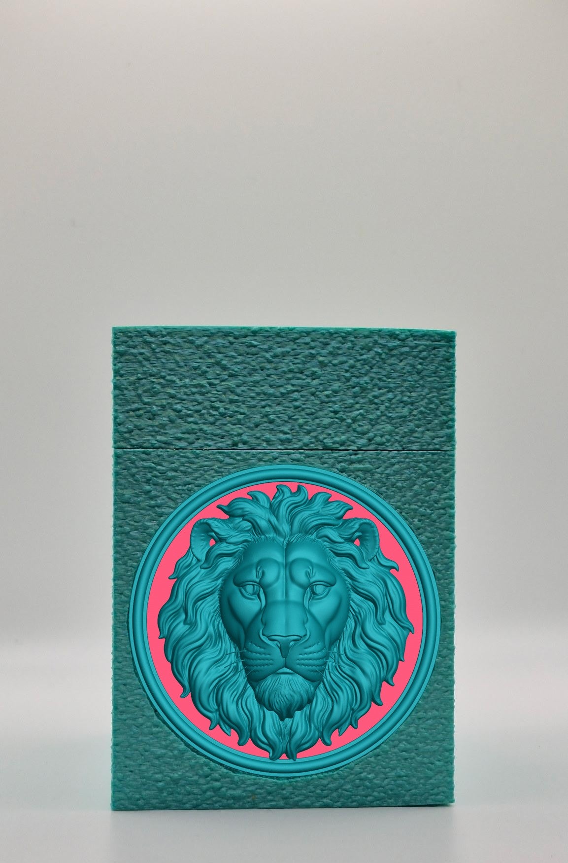 Lion Card Box — Green