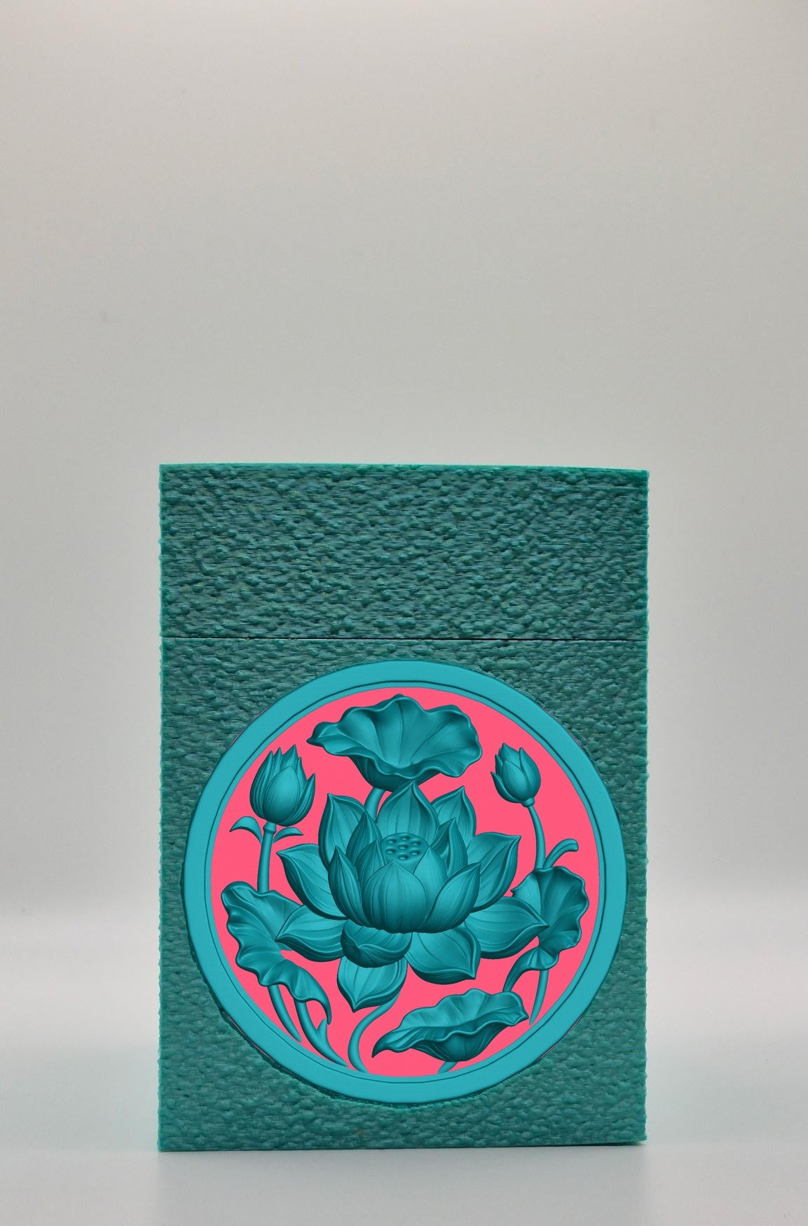 Lotus Card Box — Green
