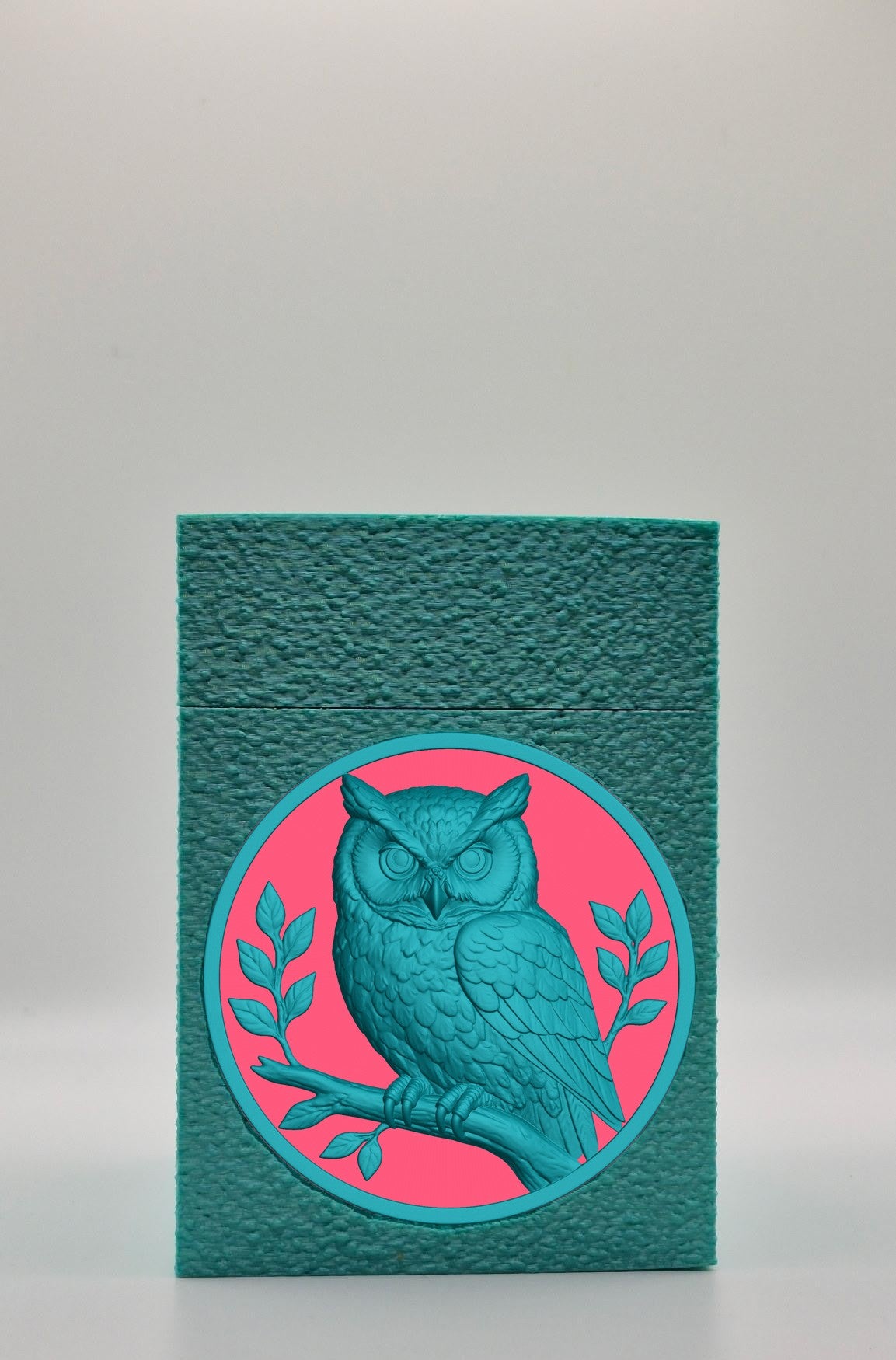 Owl Card Box — Green
