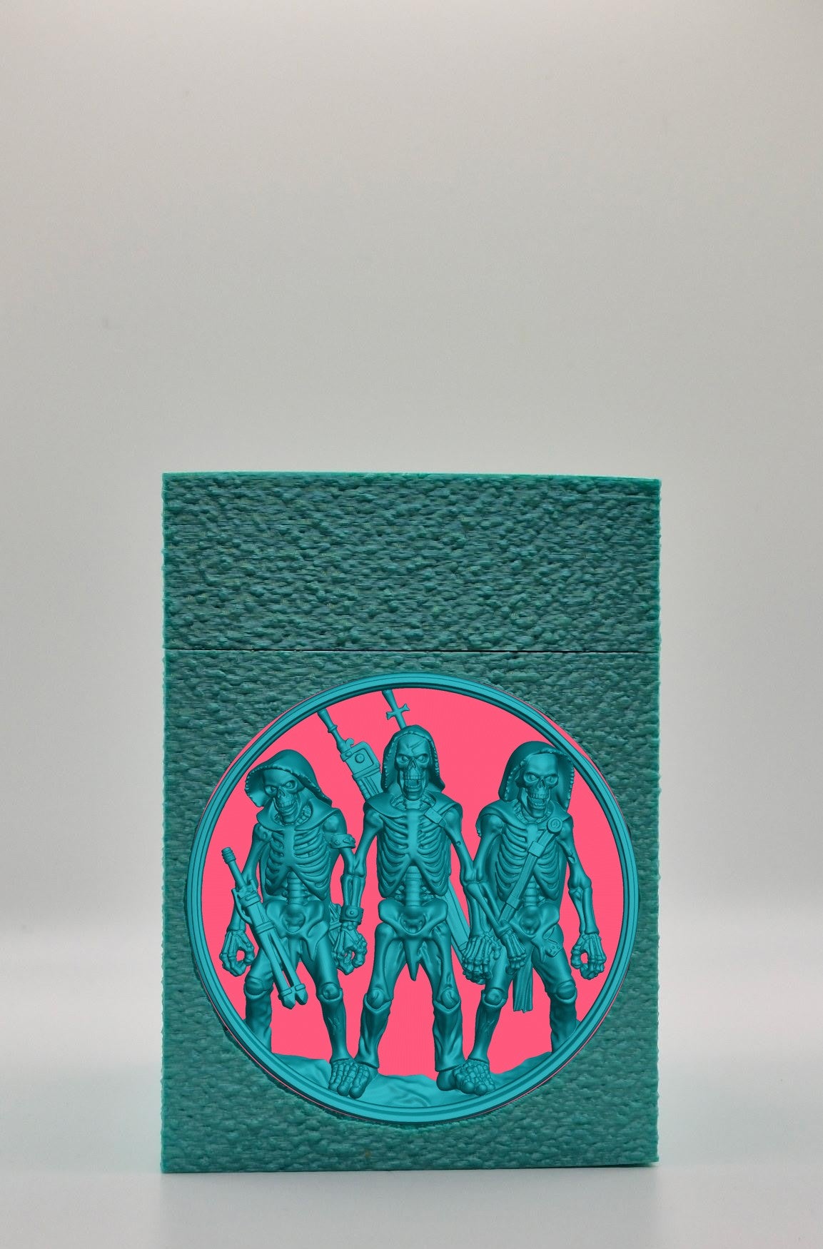 Skeleton Army Card Box — Green
